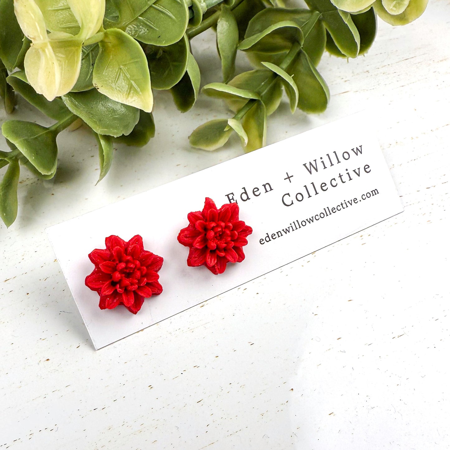 Lily Flower Stud Earrings