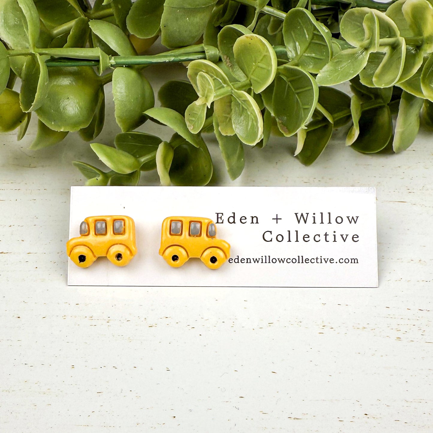 School Bus Stud Earrings – Teacher Earrings