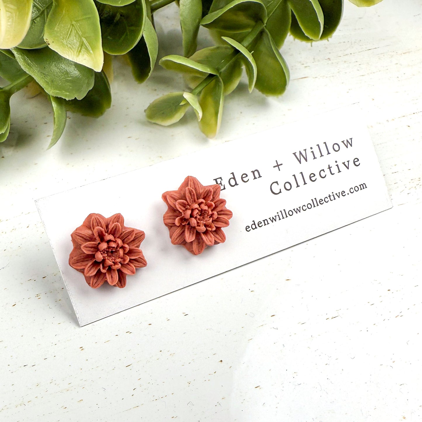 Lily Flower Stud Earrings
