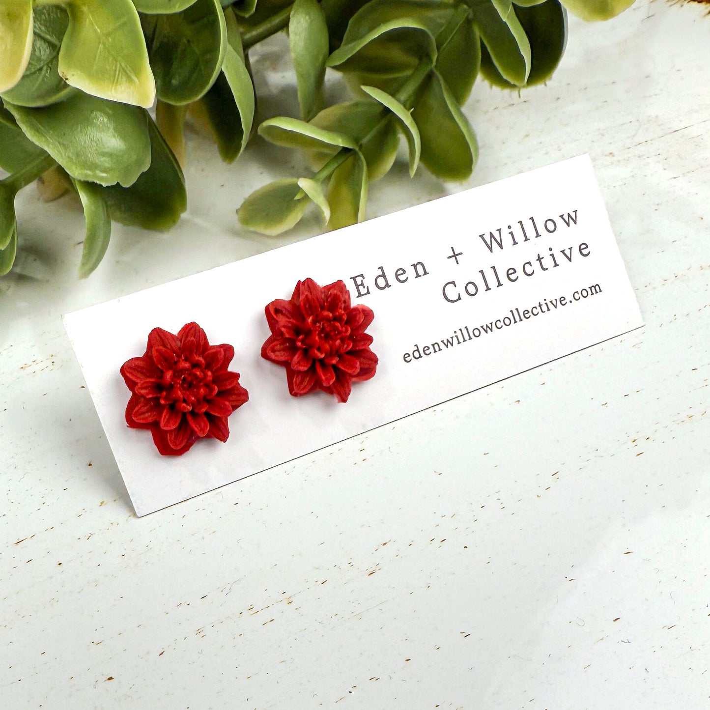 Lily Flower Stud Earrings