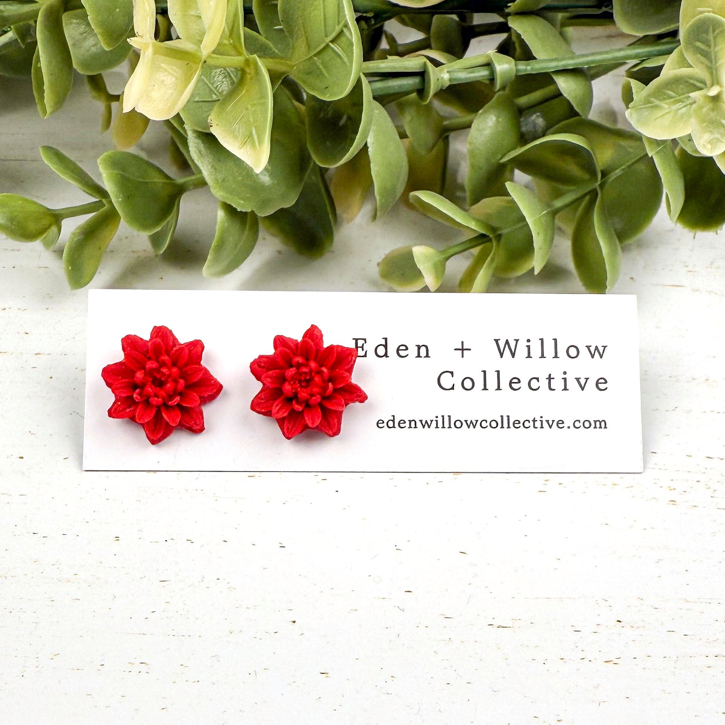 Lily Flower Stud Earrings